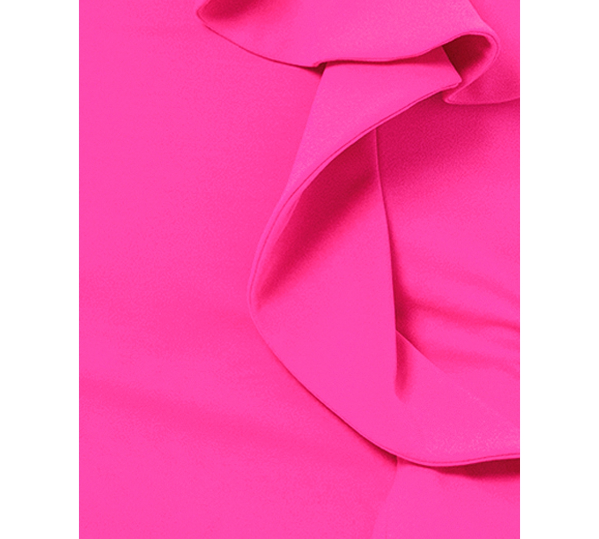 Shop Betsy & Adam Women's Ruffled One-shoulder Midi Dress In Pink