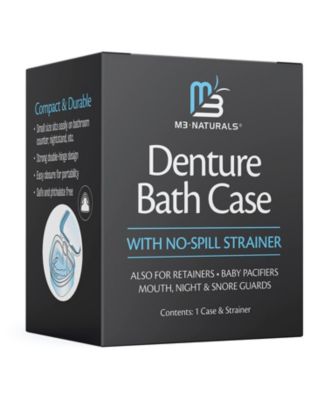 Denture Bath Case | Retainer Case, Denture Case, Denture Cleaner Cup
