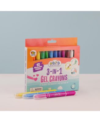 Not Your Ordinary Crayons, 3 in 1 Extraordinary Bolder Crayons, Pastel and Watercolor Effects (12 Colors)
