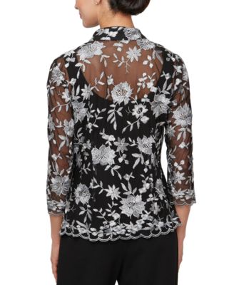 Women's 2-Pc. Embroidered Twinset