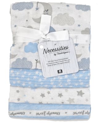 Baby Boys Sweet Dreams Baby Blankets, 5 Piece Gift Set