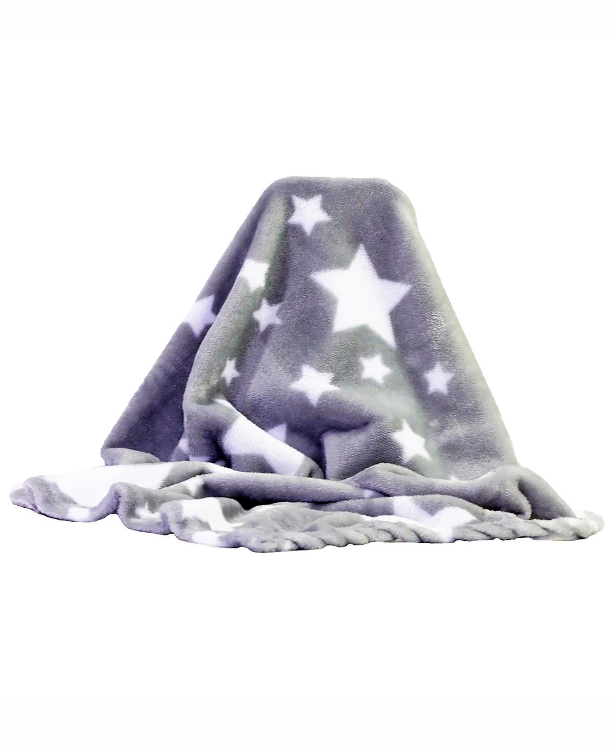 Shop Tendertyme Baby Boys Or Baby Girls Stars Nursery Blanket Collection, 7 Piece Set In Gray And White