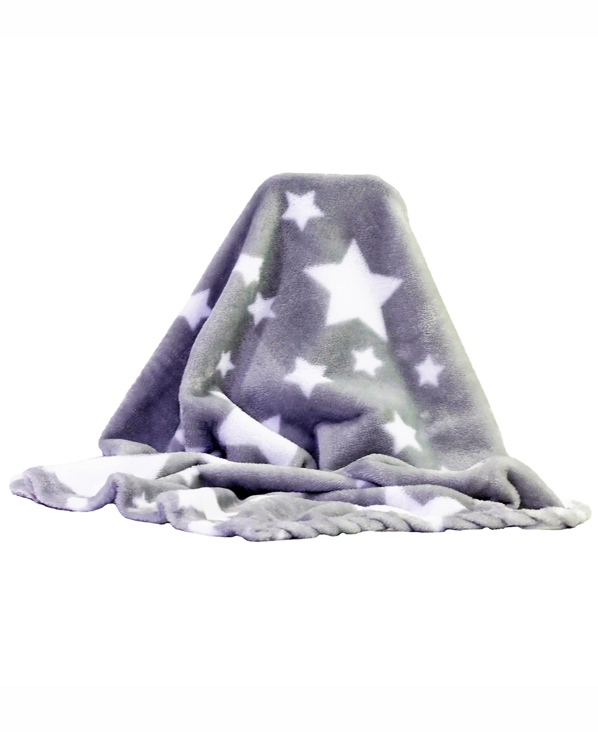 Tendertyme Baby Boys Or Baby Girls Stars Nursery Blanket Collection, 7 Piece Set In Gray And White