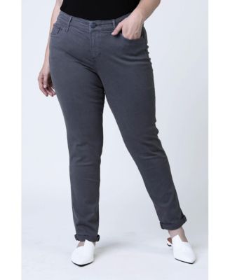 Plus Size Color Boyfriend Pants