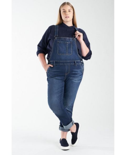 Женский джинсовый комбинезон Slink Jeans, больших размеров, цвет: Martha