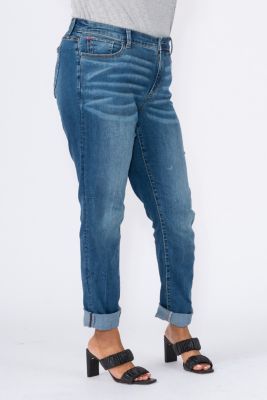 Women's High Rise Boyfriend Jeans