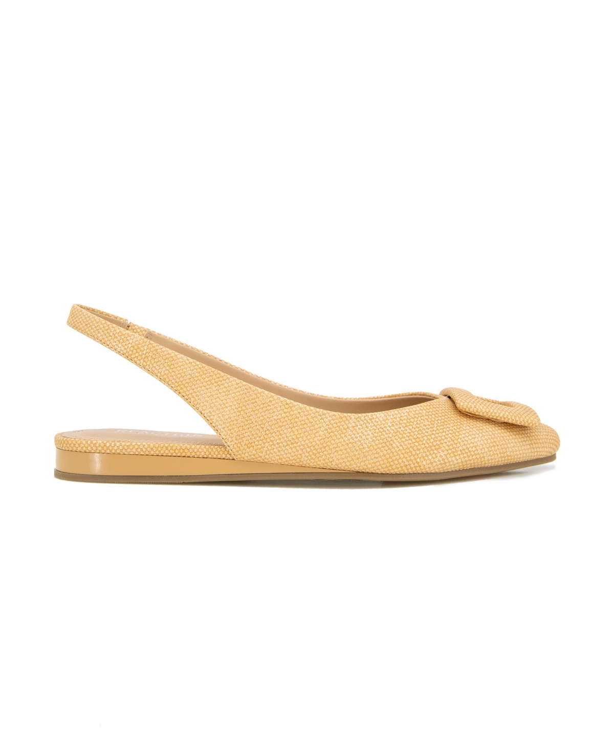 Shop Kenneth Cole Reaction Womens's Linton Buckle Wedge Flats In Natural Weave