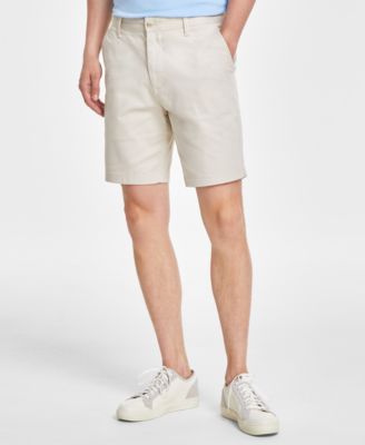 Men's Classic-Fit Stretch Flat-Front 6" Chino Deck Shorts