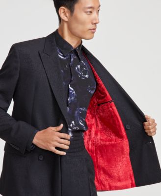 Men's Modern-Fit Double-Breasted Suit Separate Jacket