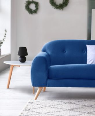 Nauru 8.66" Traditional Petite Ceramic Orb Bedside Table Desk Lamp with Tapered Drum Fabric Shade