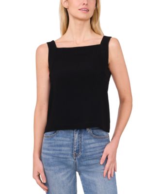 CeCe - Women's Square-Neck Cropped Tank Top
