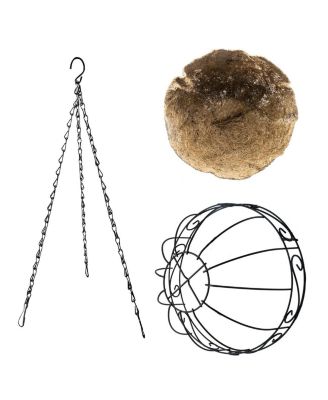 Hanging Planter Baskets W/Coco Liner (4-Pack)