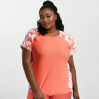 Women's Loose Fit Short Sleeve UPF 50+ Adele Swim Top