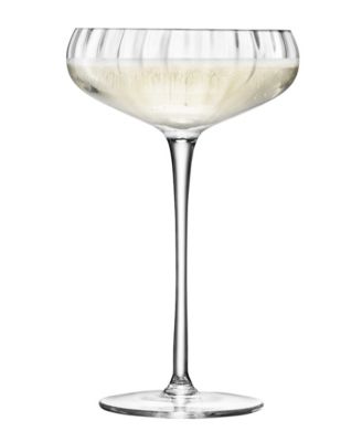 Aurelia Champagne Saucer 10oz Clear Optic x 2