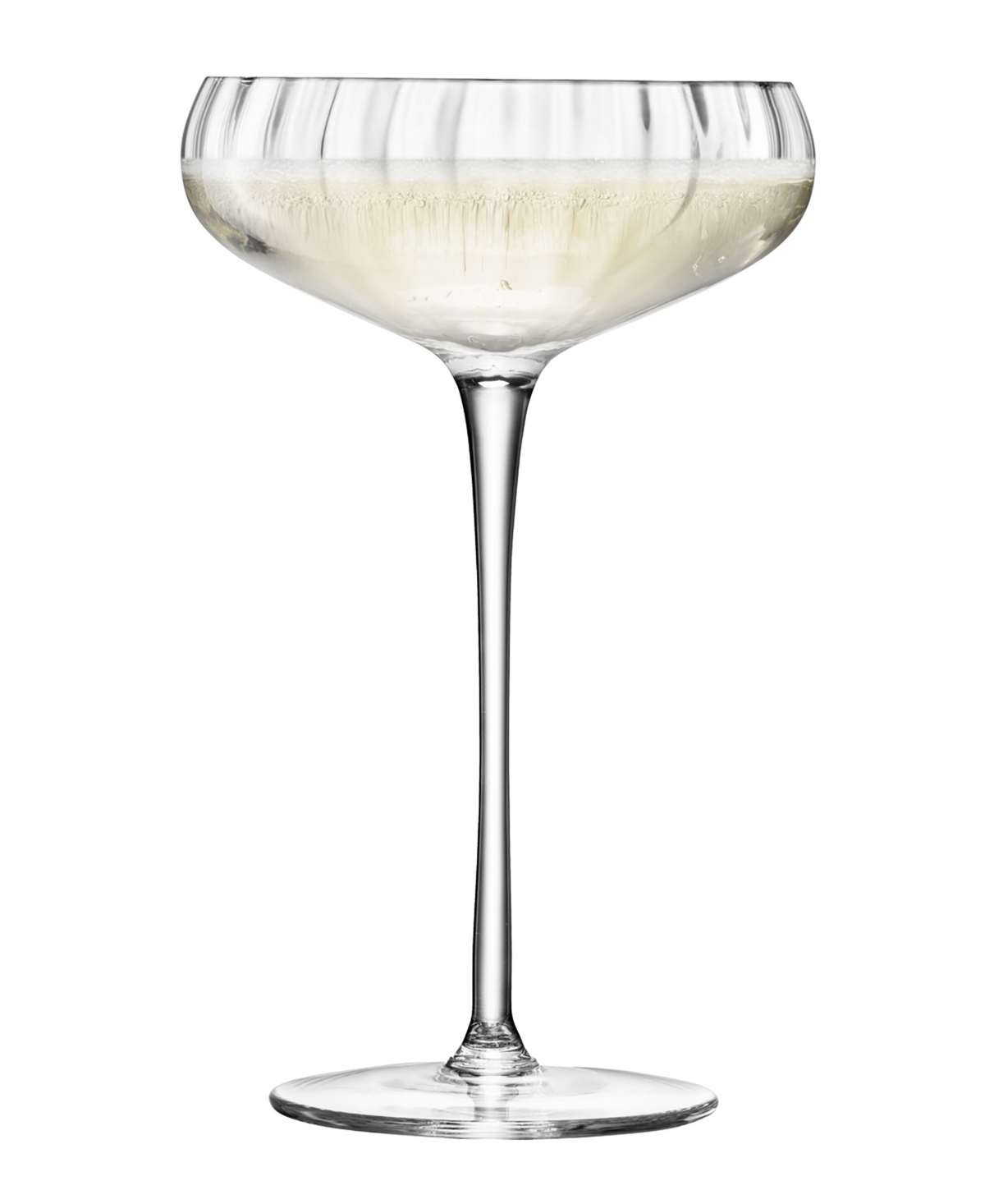 Shop Lsa International Aurelia Champagne Saucer 10oz Clear Optic X 2