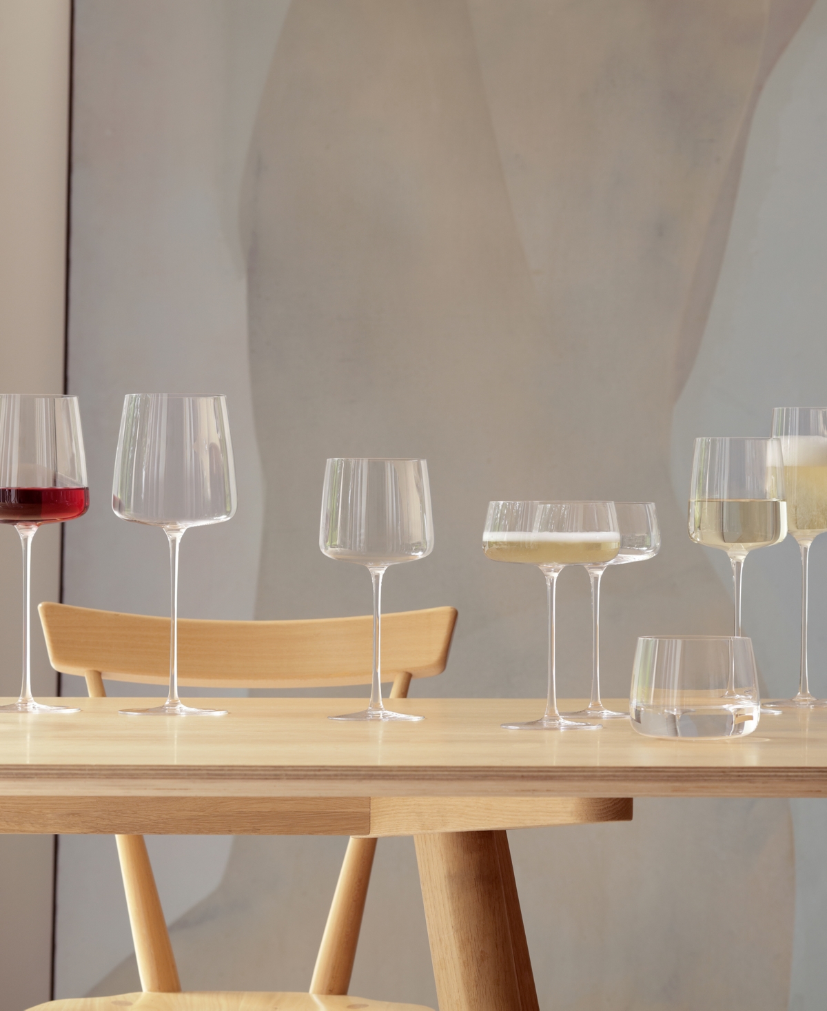 Shop Lsa International Metropolitan White Wine Glasses, Set Of 4 In No Color