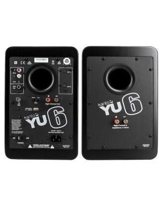 YU6 Powered Bookshelf Speakers with Built-In Bluetooth - Pair