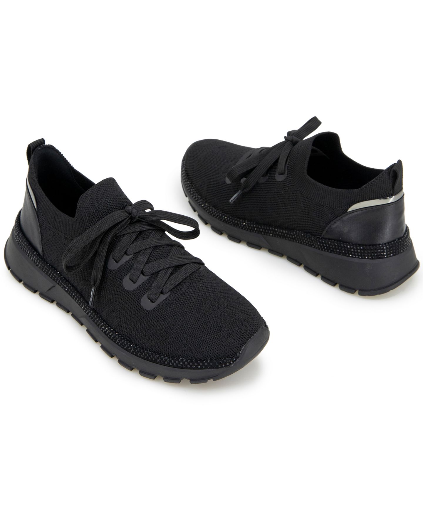 Женские кроссовки Kenneth Cole Reaction Kuest, цвет: Чёрный вязаный — фото 8