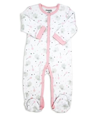 Baby Girl Elephants and Balloons 5 Piece Layette Set
