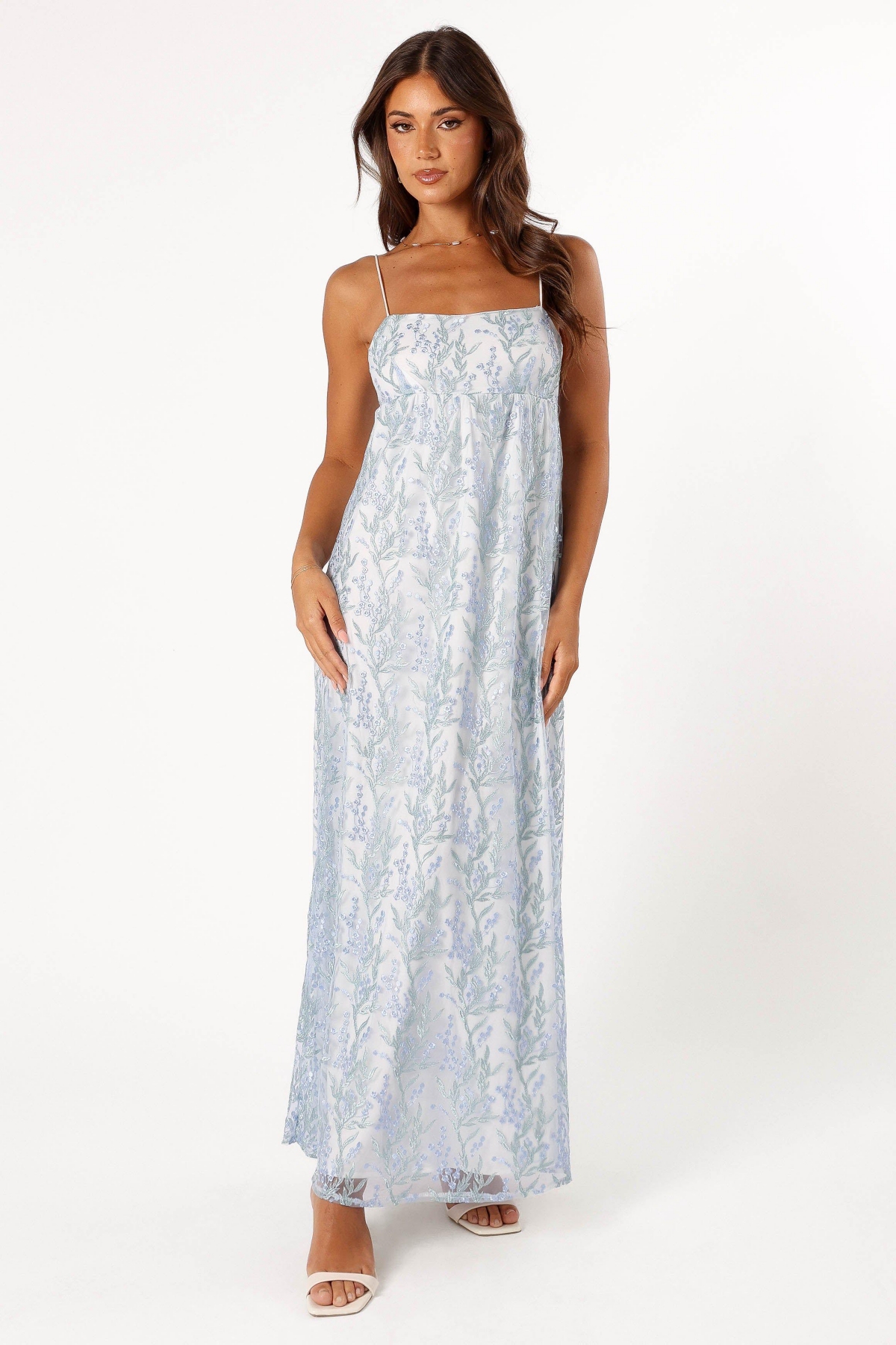 Women's Nolan Maxi Dress - Blue floral