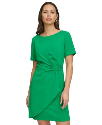 DKNY Women's Gathered-Sleeve Sheath Dress - Macy's