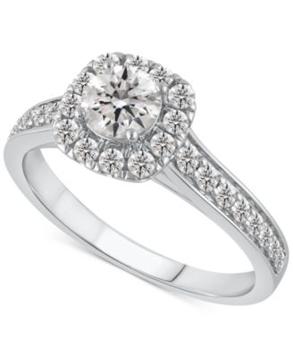 Macy's engagement rings white gold discount