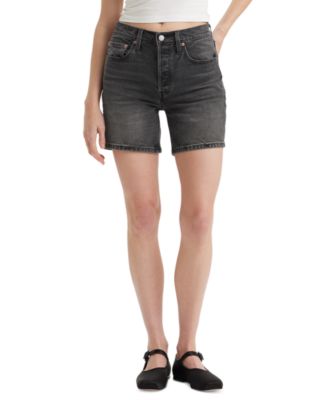 Women's 501&reg; Mid-Thigh High-Rise Straight-Fit Denim Shorts