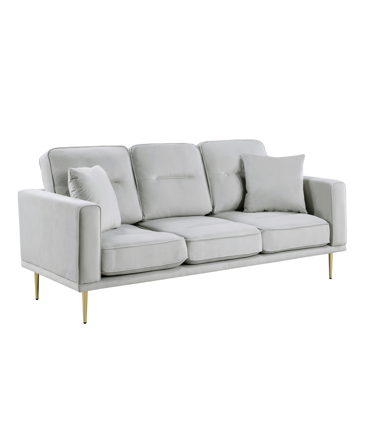 Shop Homelegance White Label Carson 82" Sofa In Gray