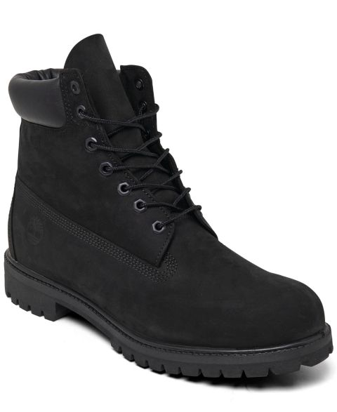 Мужские ботинки Timberland 6 Inch Premium Waterproof, цвет: Чёрный