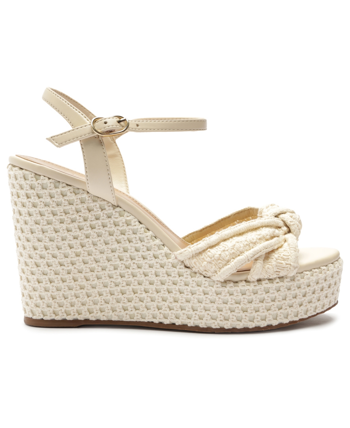 Shop Arezzo Women's Brianna Platform Wedge Sandals In White