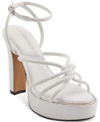 DKNY - Women's Delicia Strappy Knotted Platform Sandals
