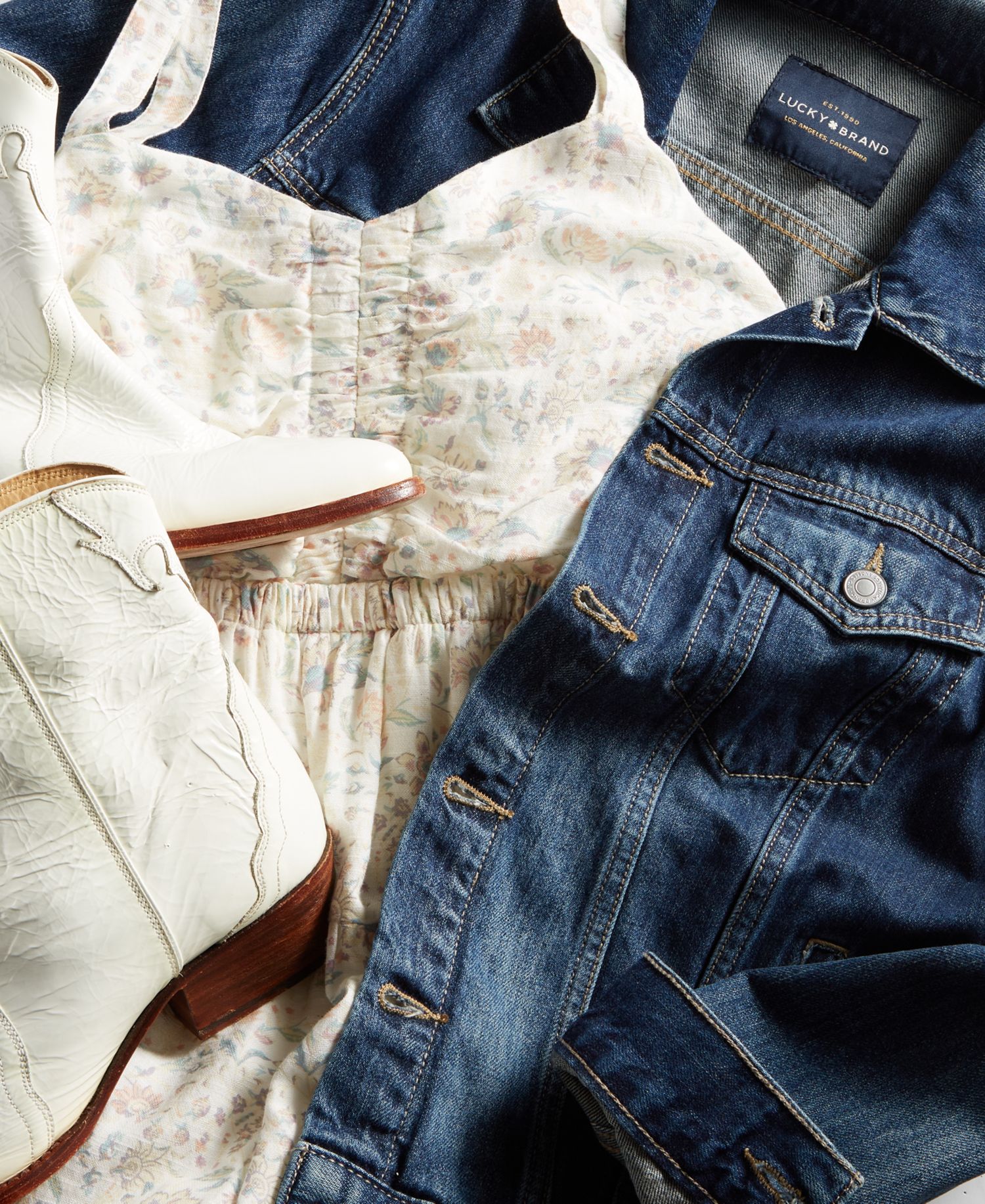 Women's Cotton Denim Trucker Jacket