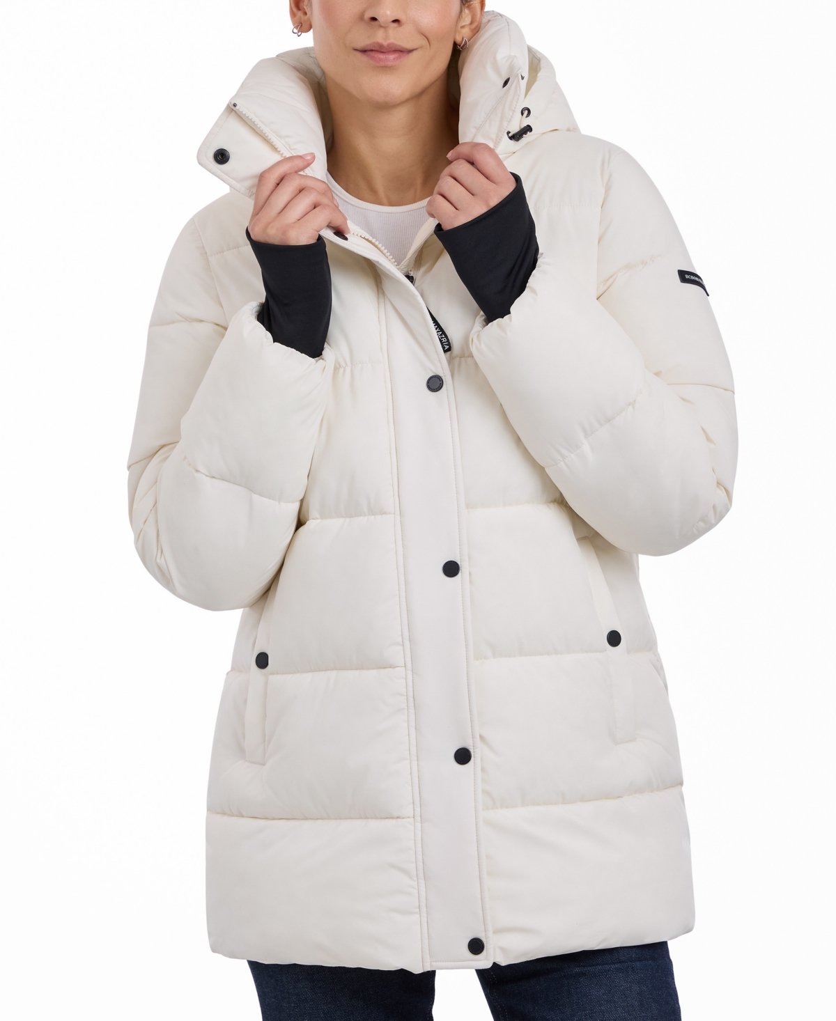 Bcbgmaxazria Women's Hooded Puffer Coat
