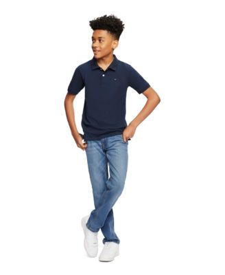 Big Boys Ivy Stretch Polo Collared Shirt