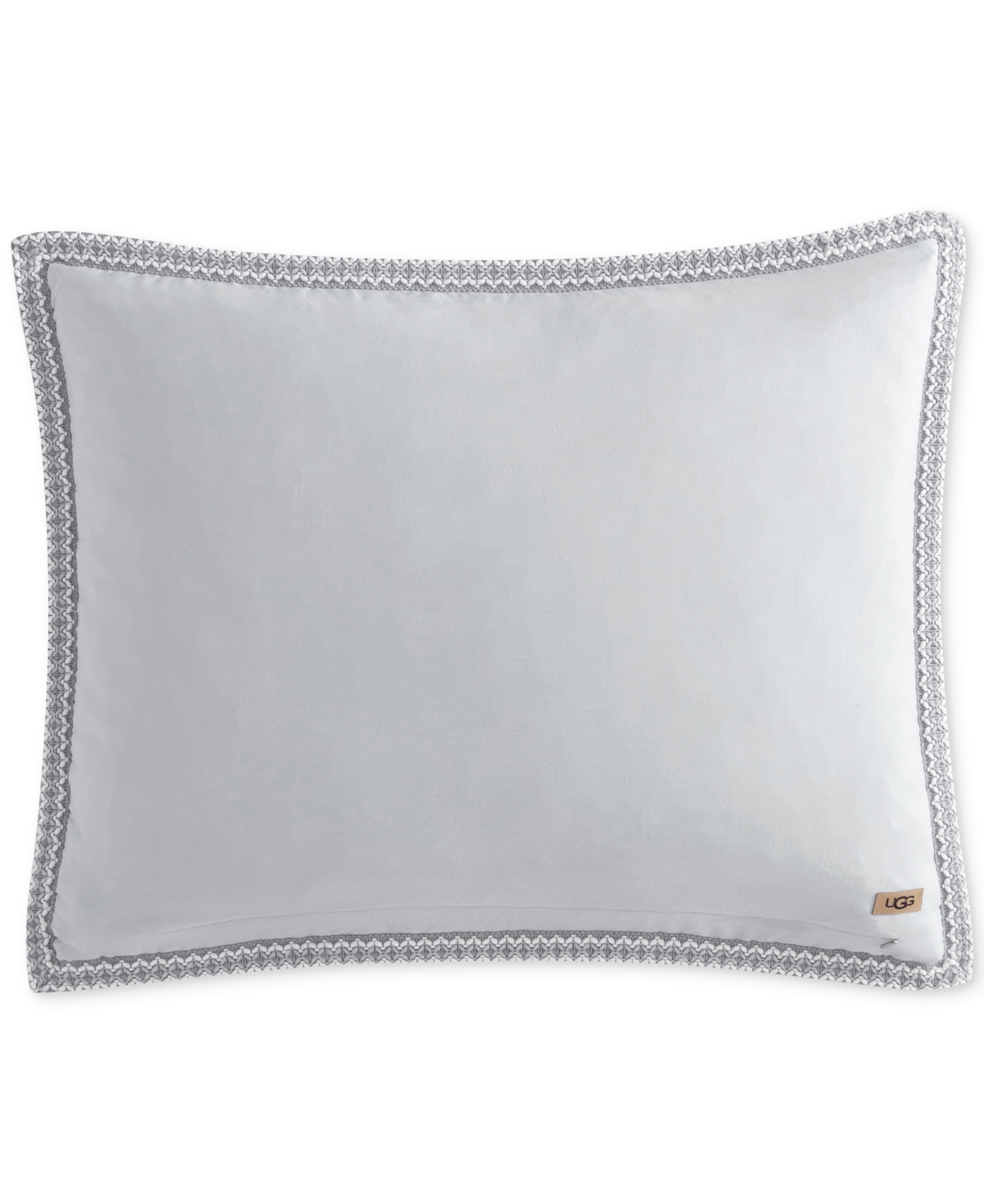 Ugg Devon  Braid Quilt Set, King In Gray Violet