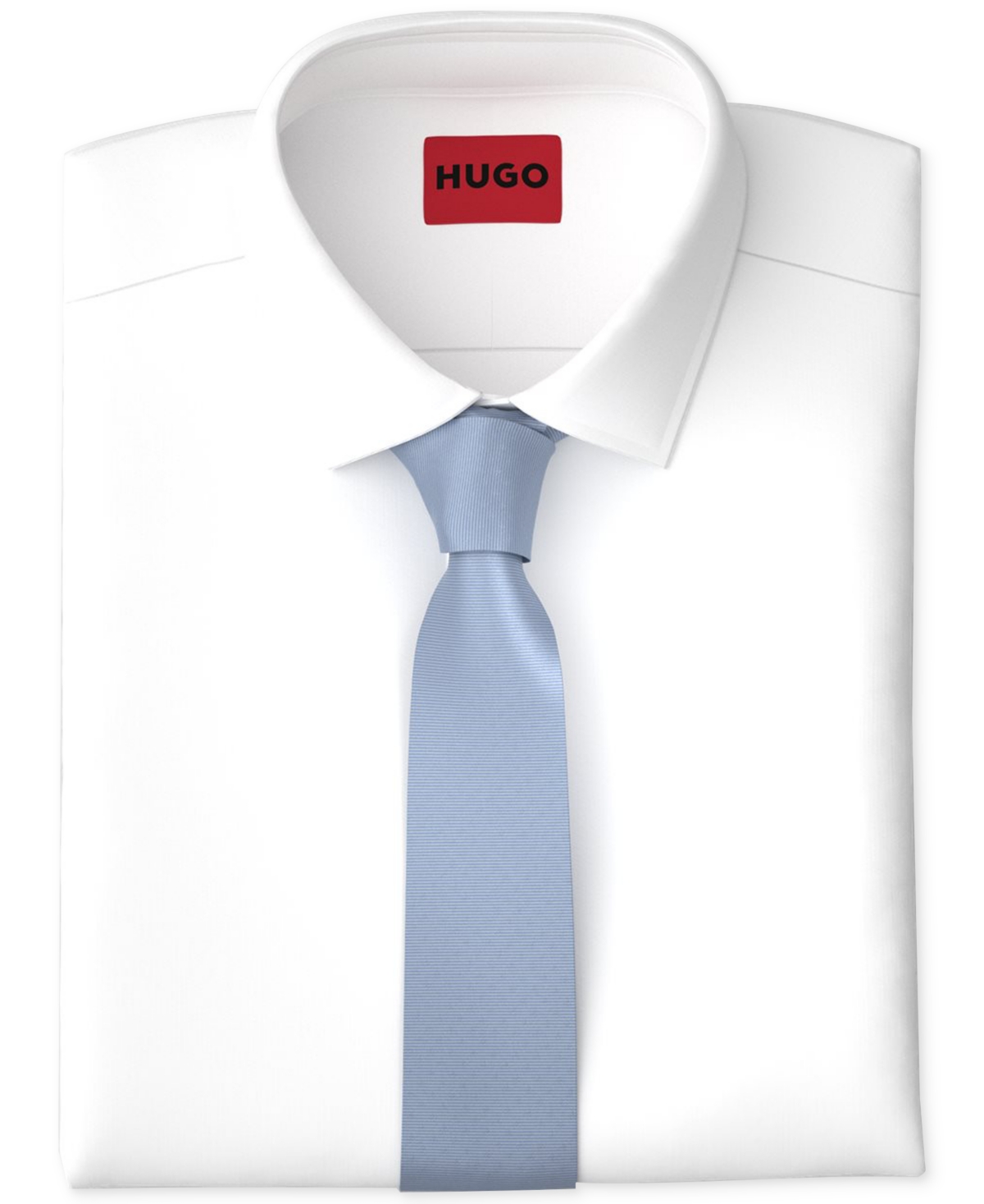 Shop Hugo By  Boss Men's Silk Tie In Pastel Blue