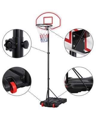 Portable Height Adjustable Basketball Hoop for Kids