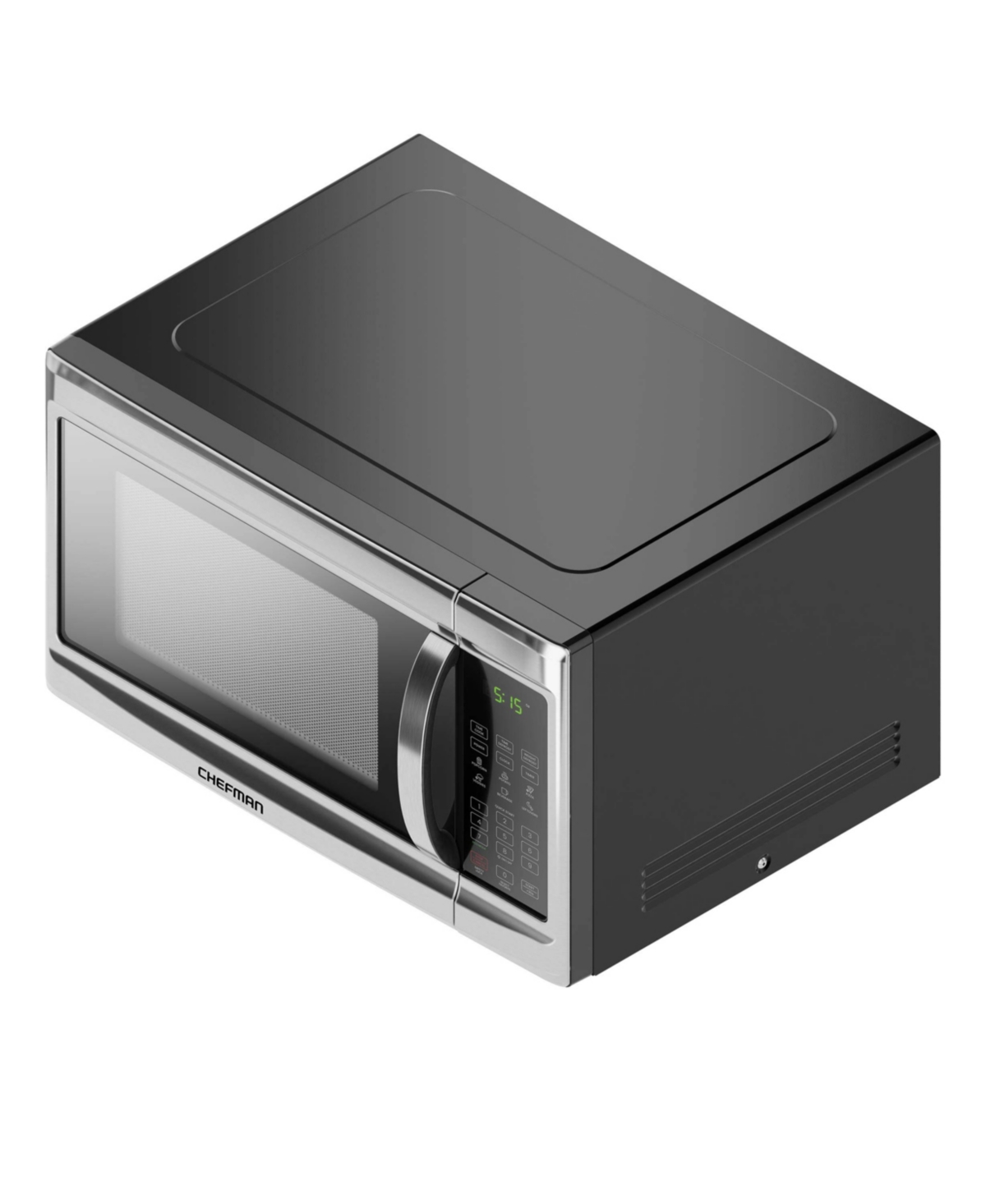 Shop Chefman .1.3 Cubic Feet Microwave In Stainless