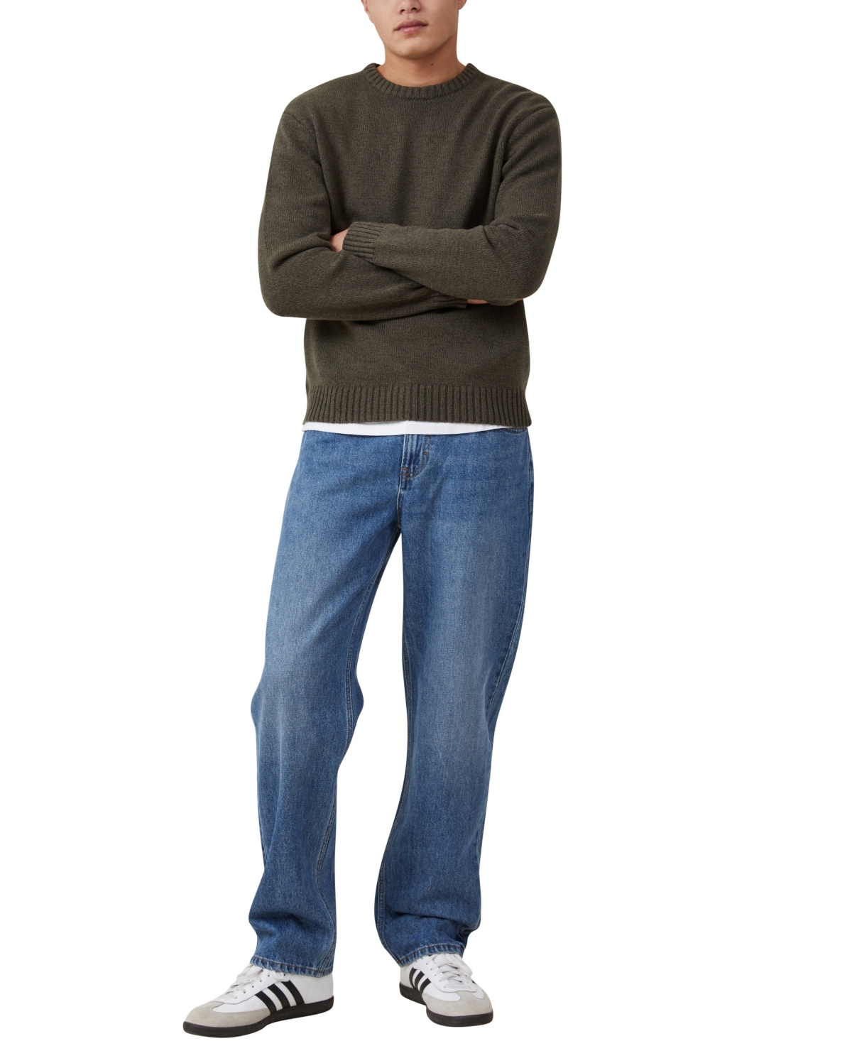 Shop Cotton On Men's Baggy Jean In Blue