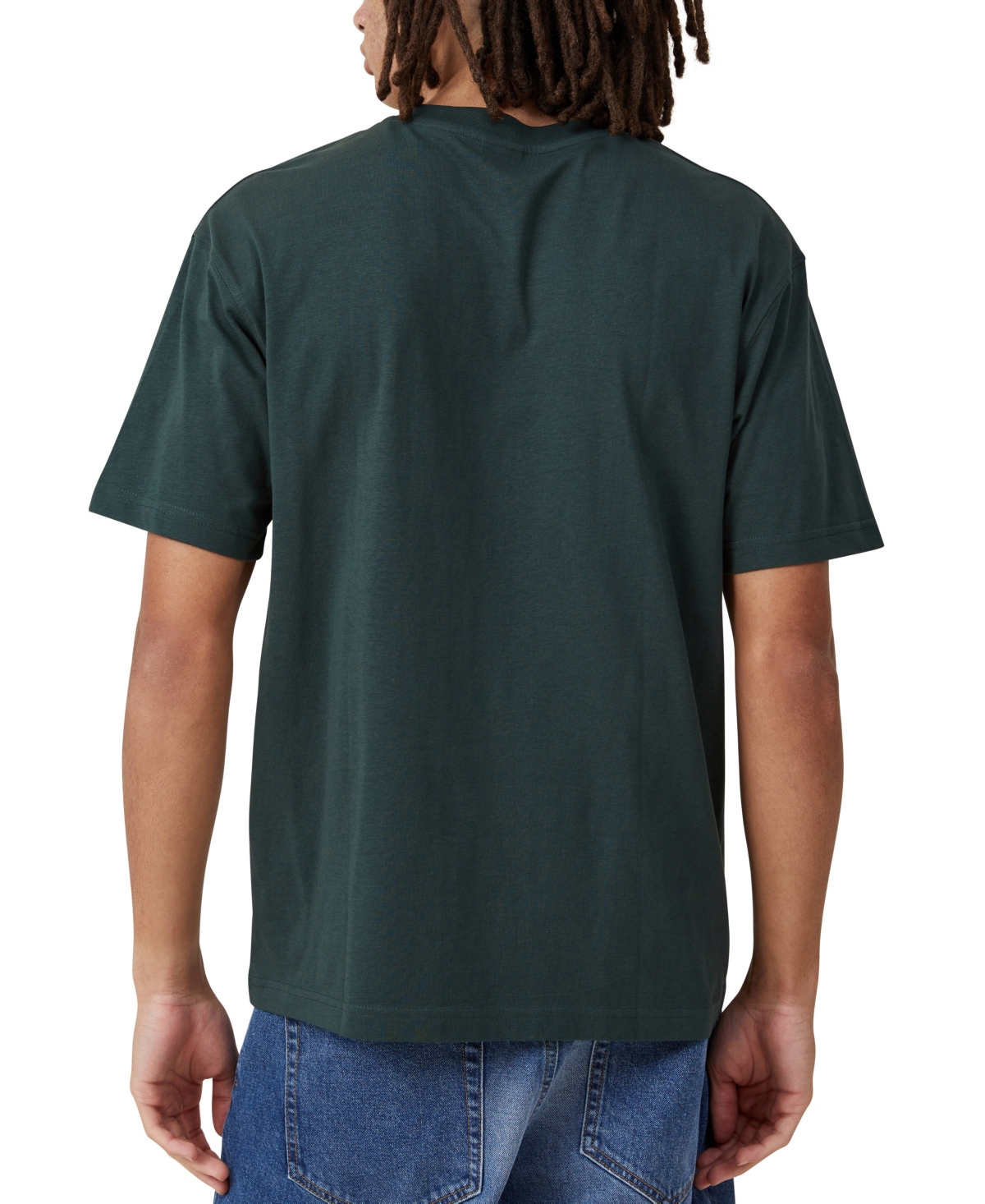 Shop Cotton On Men's Loose Fit Art T-shirt In Green