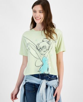 Disney - Juniors' Pretty Tinkerbell Graphic T-Shirt