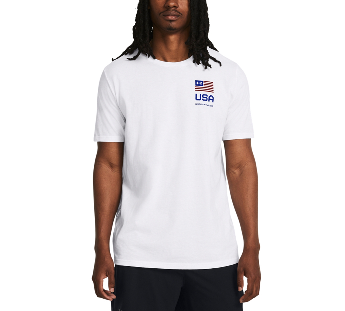 Men's Relaxed Fit Freedom Logo Short Sleeve T-Shirt - Midnight Navy/steel