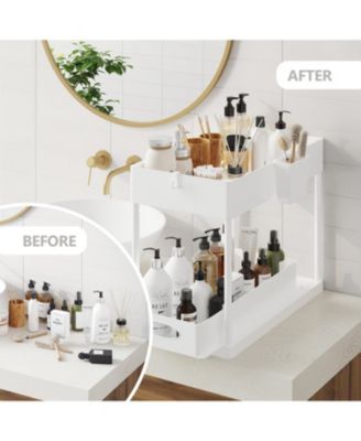 Under Sink Bathroom & Kitchen Cabinet Organizer