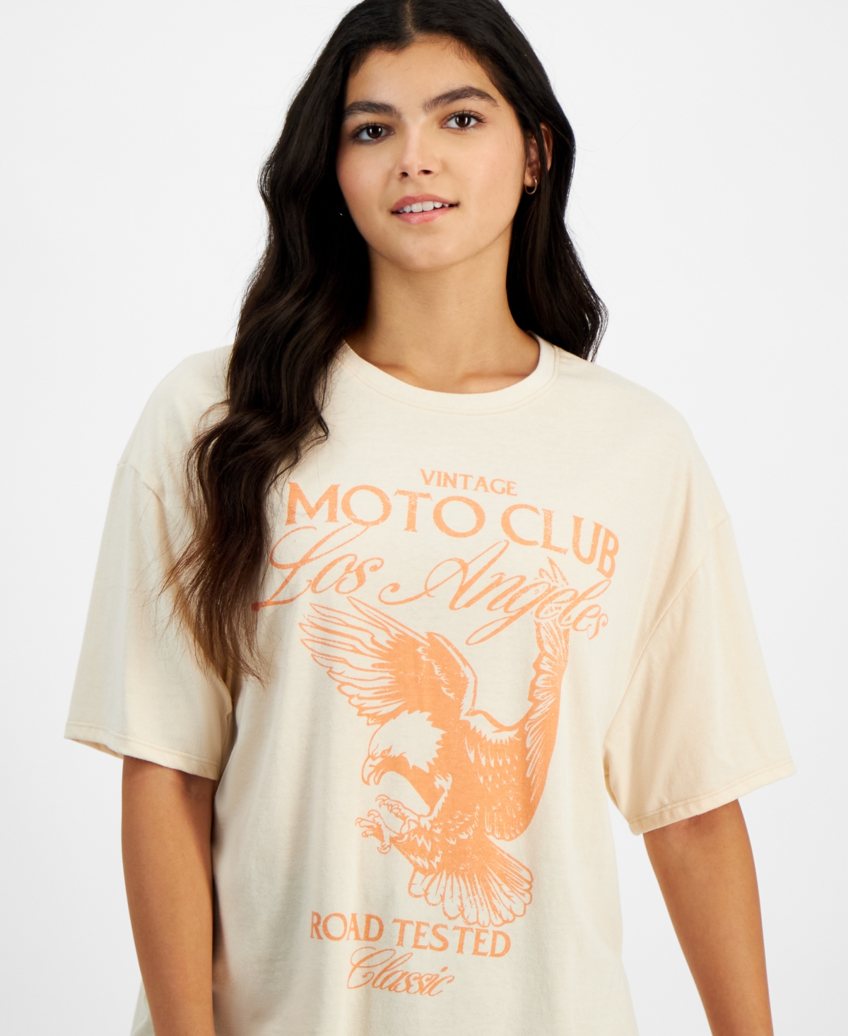 Grayson Threads, The Label Juniors' Vintage Eagle Graphic T-Shirt