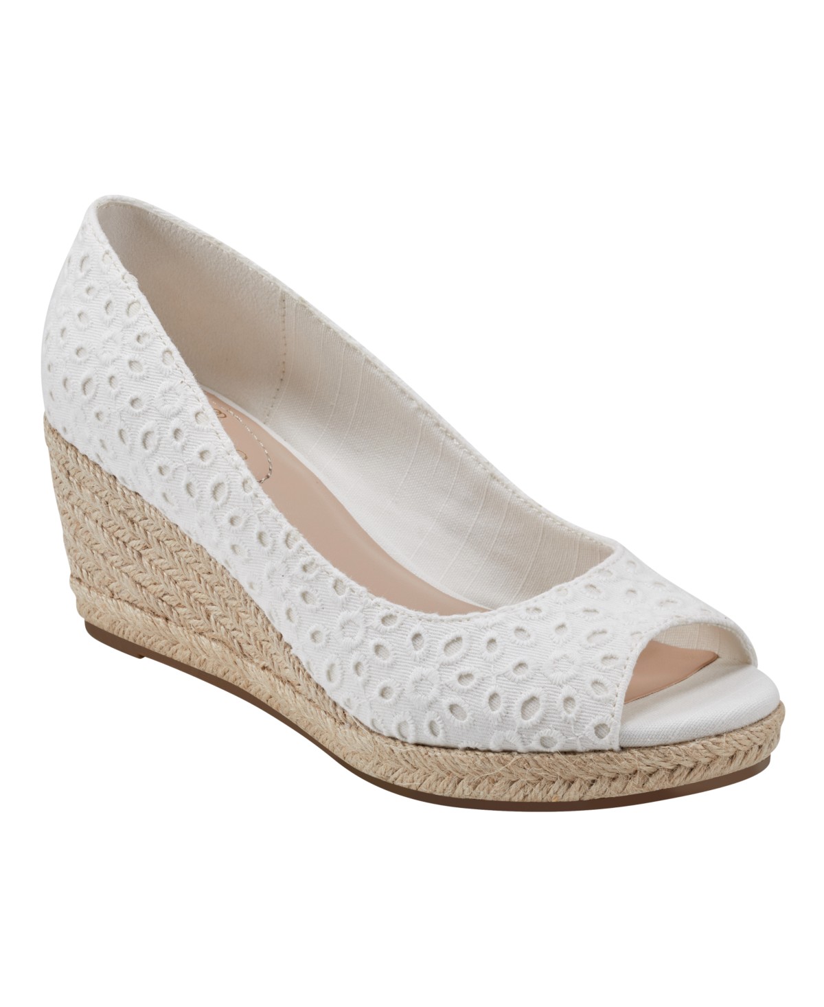 Женские Bandolino Women's Nuri Peep-Toe Espadrille Wedges — фото 1