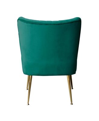 1 piece Velvet 22" Wide Upholstered Tufted Velvet Accent Chair