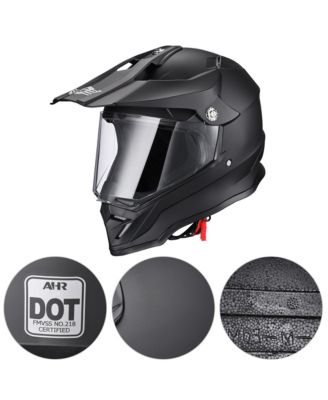 H-VEN35 Dual Sport Motorcycle Helmet DOT Approved Dirt Bike Off Road ATV