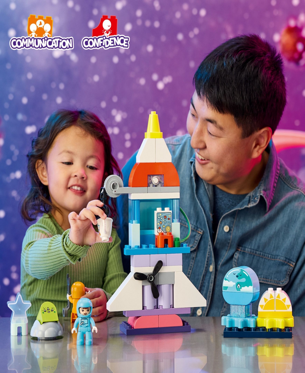 Lego Duplo 3 In 1 Space Shuttle Adventure Toy, Kids Role Playing Toy 10422 In No Color