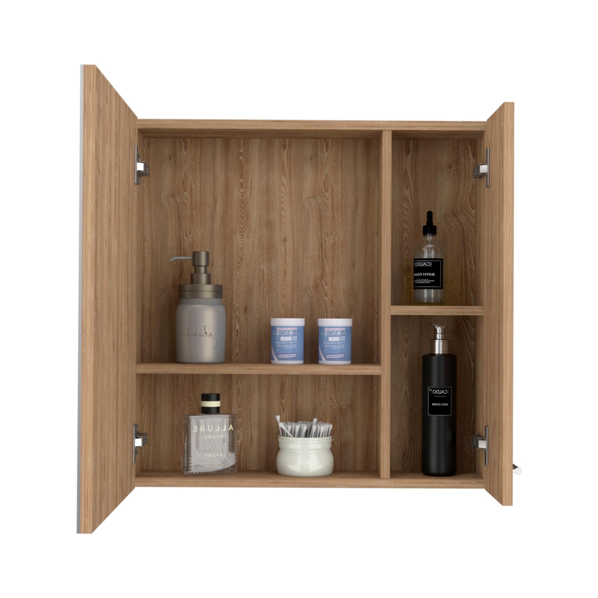 Streamdale Furniture Sines Medicine Cabinet, Four Internal Shelves, Single Door - Pine