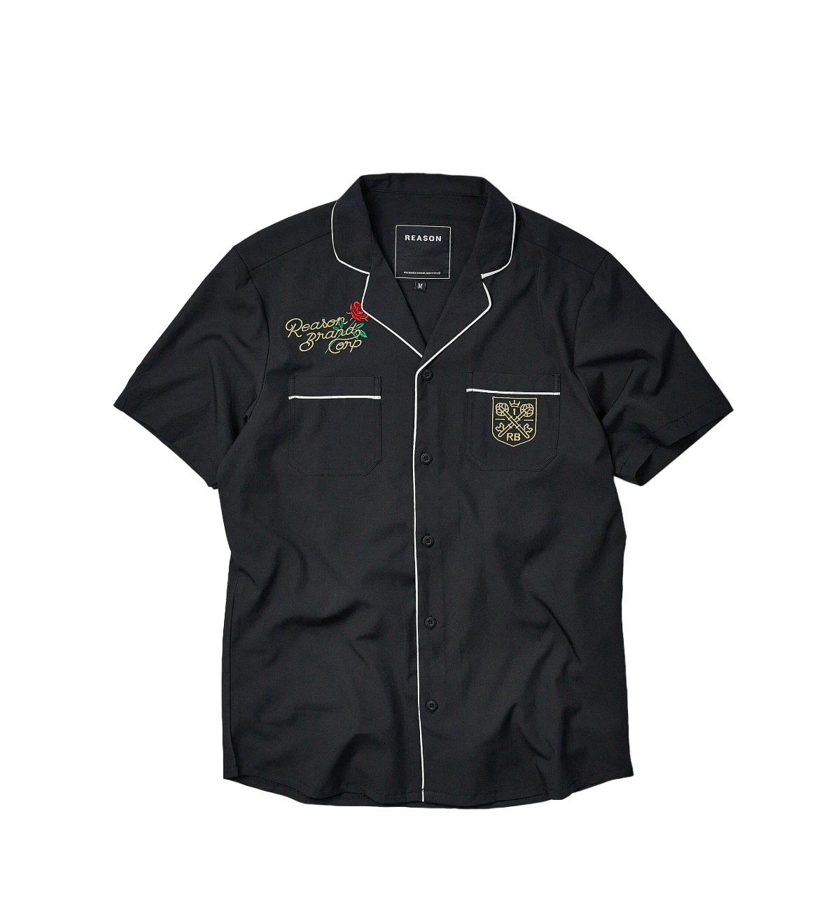 Shop Reason Clubmaster Men's Shirt In Black